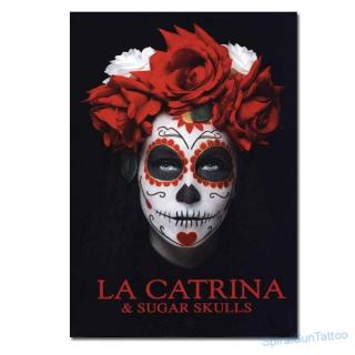 La Catrina and Sugar Skulls