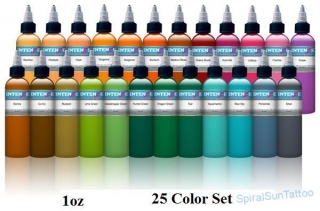 25 color INTENZE Ink set 