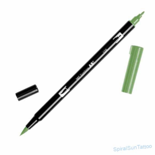 Tombow ABT Dual Brush Pen 158 - Dark Olive