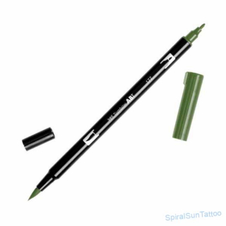 Tombow ABT Dual Brush Pen 177 Dark Jade
